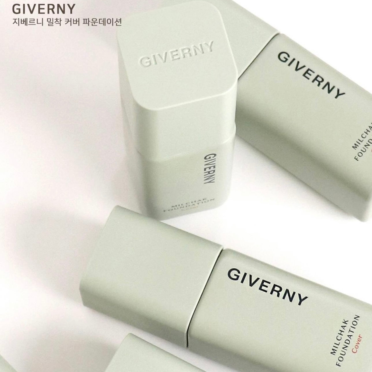 3秒貼合粉底 💫Giverny 極緻絲光持妝粉底液 Milchak Cover Foundation SPF30, PA++