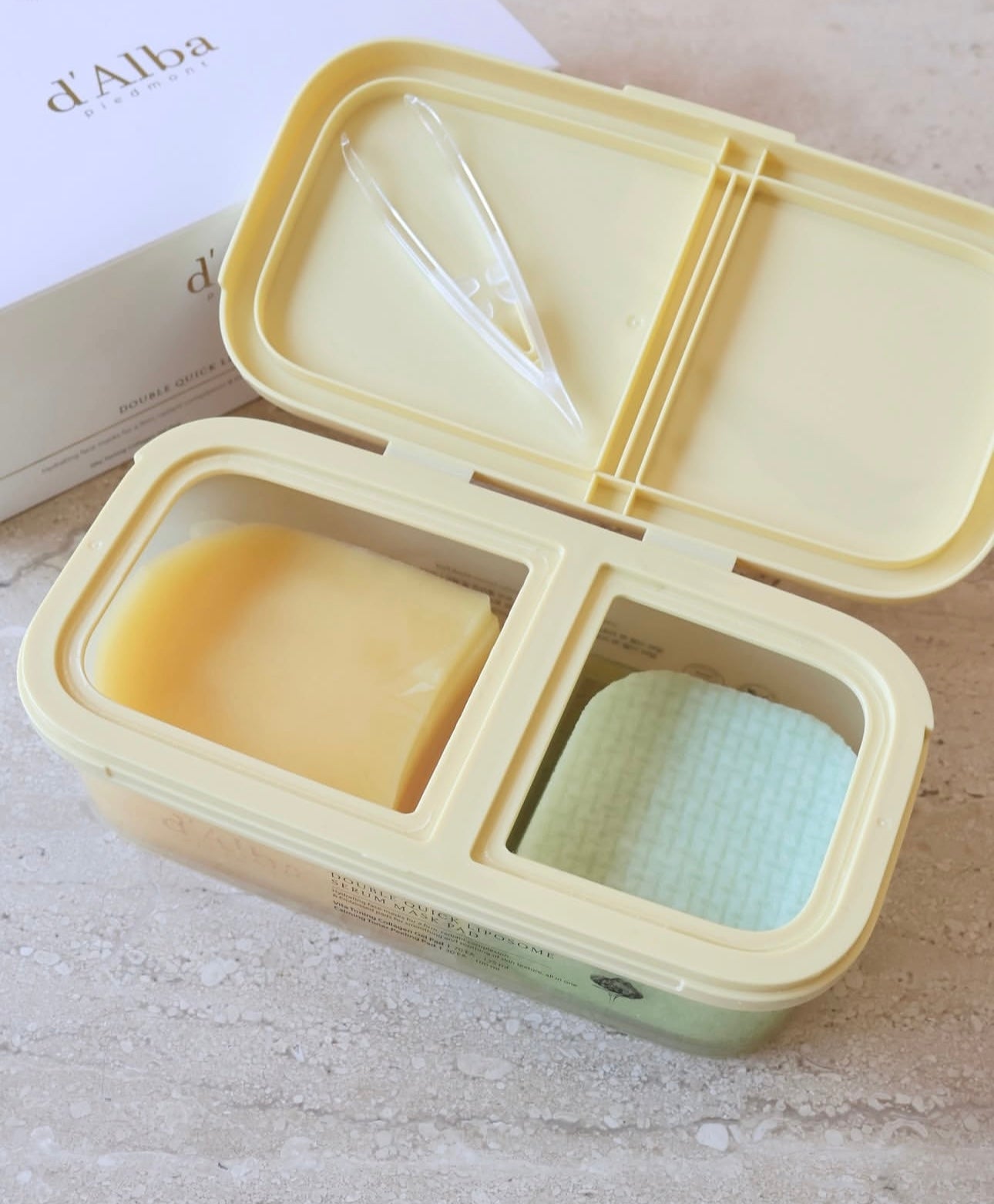 Dalba 雙效超導微脂體膠原精華二合一棉片💛💚 Dalba DOUBLE QUICK LIPOSOME SERUM MASK PAD
