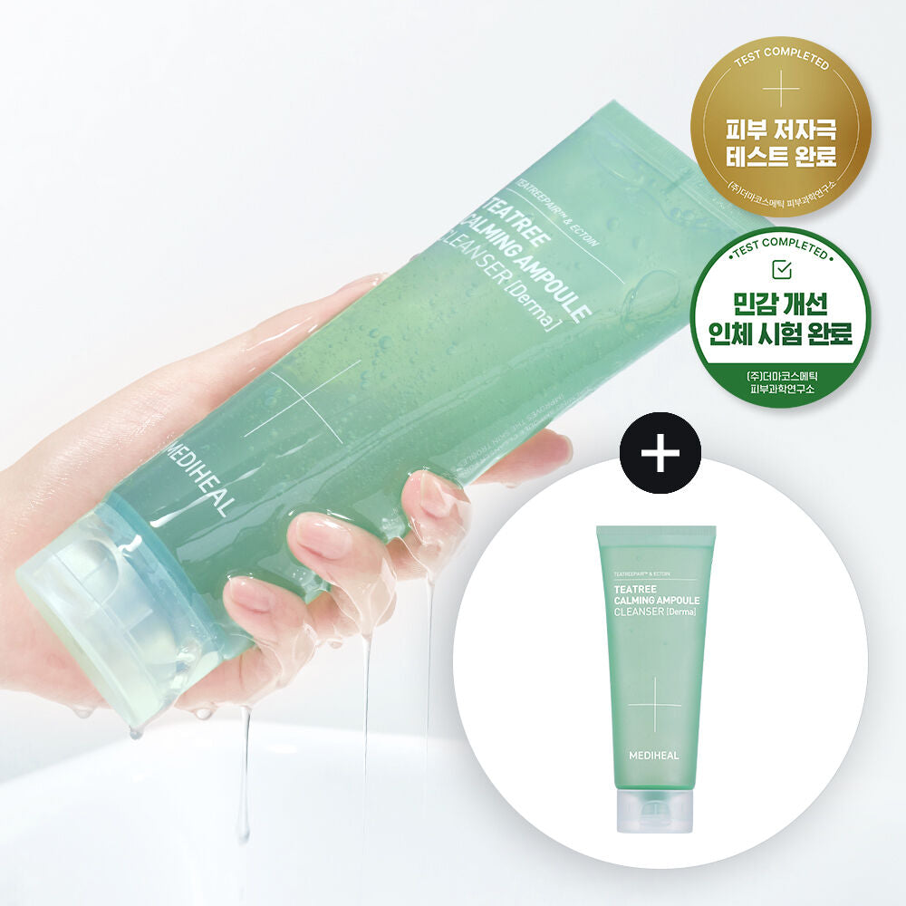 Mediheal 茶樹舒緩保濕鎮靜潔面泡泡🍃| Mediheal Tea Tree Calming Moisture Cleanser💚