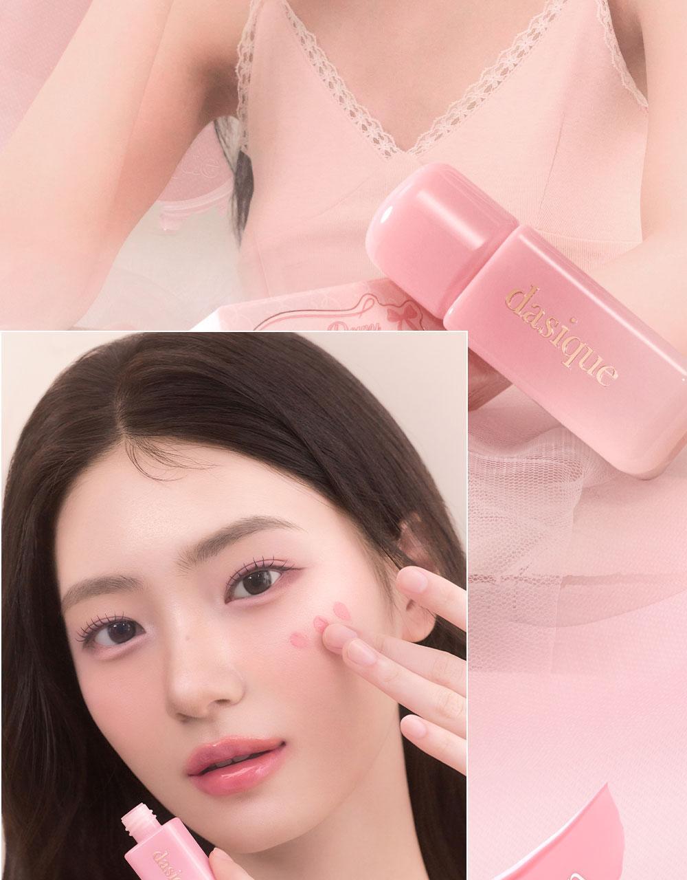 送芭蕾蝴蝶結匙扣🎀✨Dasique Juicy Dewy Glow Tint 芭蕾風絲絨腮紅🩰
