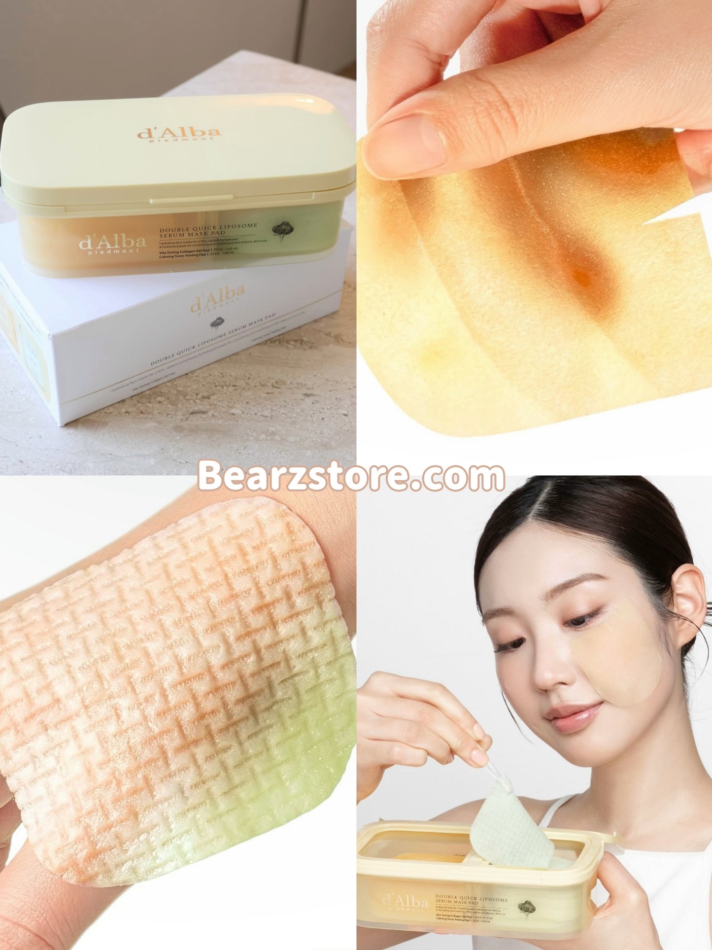 Dalba 雙效超導微脂體膠原精華二合一棉片💛💚 Dalba DOUBLE QUICK LIPOSOME SERUM MASK PAD