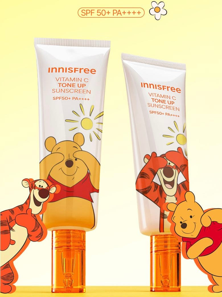 送維尼鏡仔✨INNISFREE 維他命C 淡斑提亮素顏防曬霜 SPF50+ PA++++
