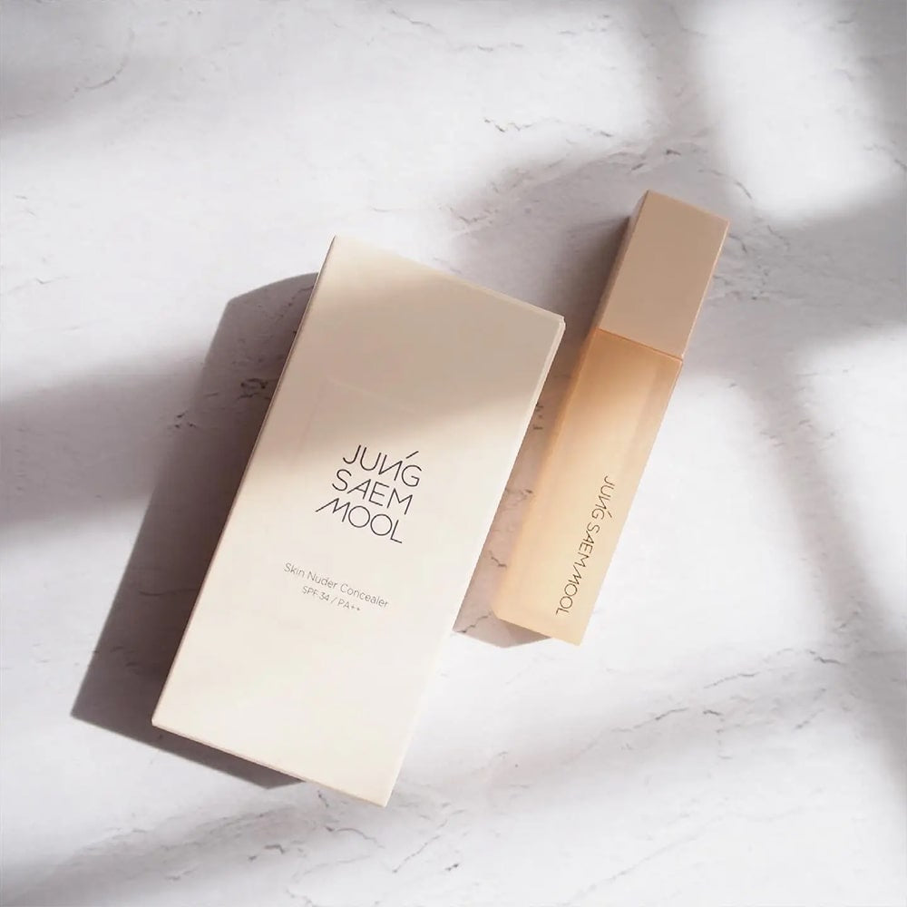 高效遮瑕、肌膚淨白透亮✨ JUNG SAEM MOOL 光感裸膚透亮淨白遮瑕液 |Skin Nuder Concealer SPF34/PA++