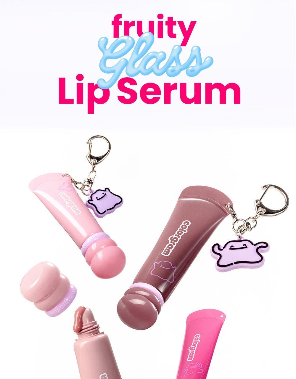 送百變怪匙扣✨Colorgram x Pokemon糖葫蘆唇釉聯名限定版💫COLORGRAM FRUITY LIP SERUM