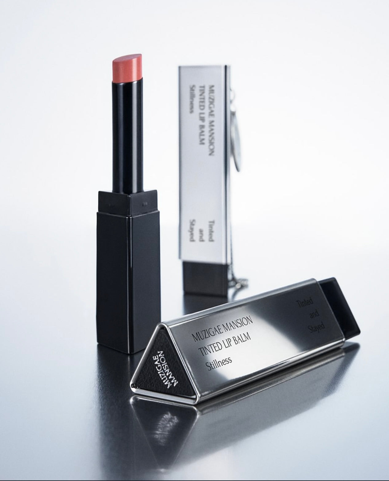 MUZIGAE MANSION 溫柔潤色護唇膏☁️藝術感包裝•雕塑唇感| MUZIGAE MANSION TINTED LIP BALM🩶