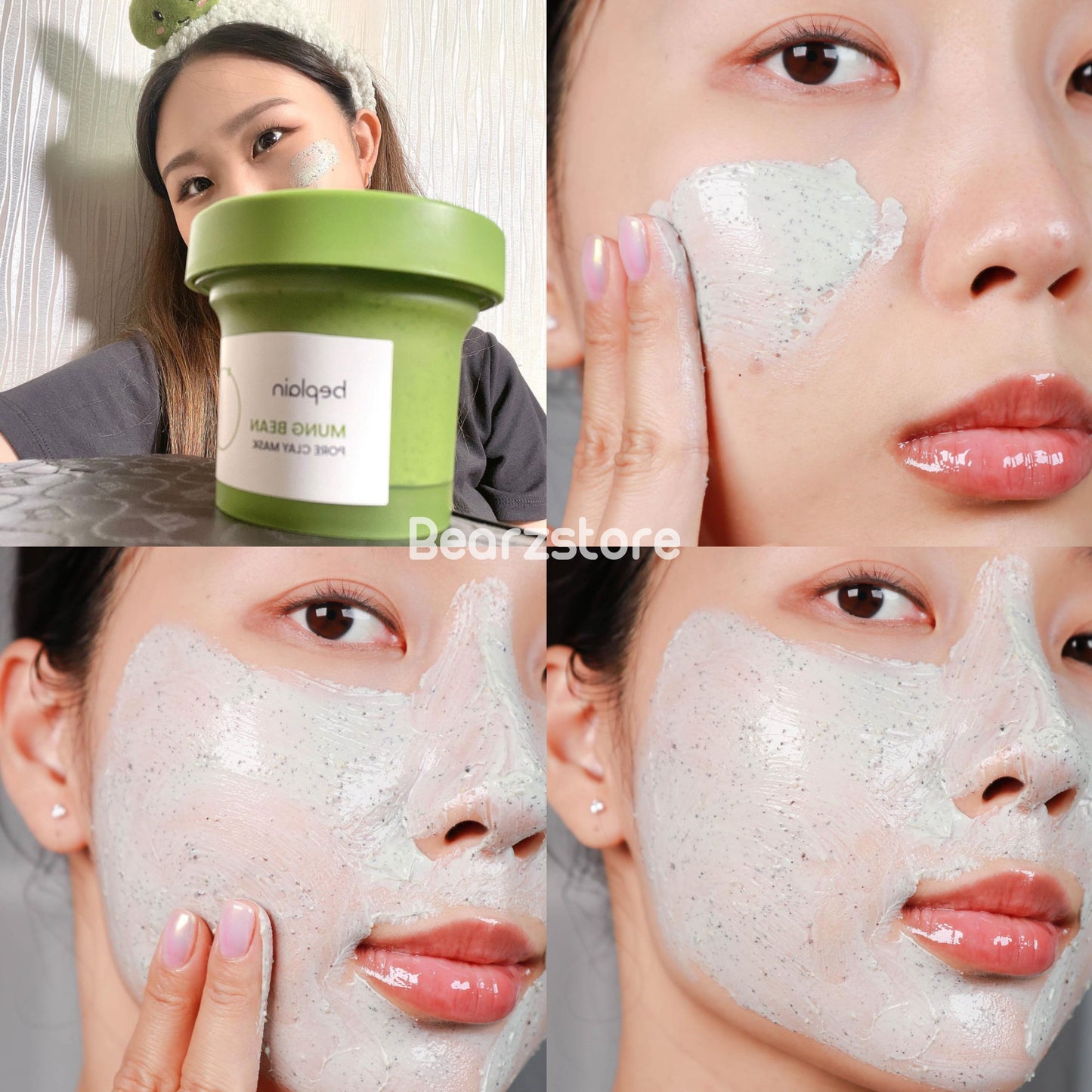 三分鐘淨化毛孔|Beplain Mung Bean Pore Clay Mask  |綠豆酵素毛孔清潔泥膜120ml | Leo 同 beplain 共同設計開發💫