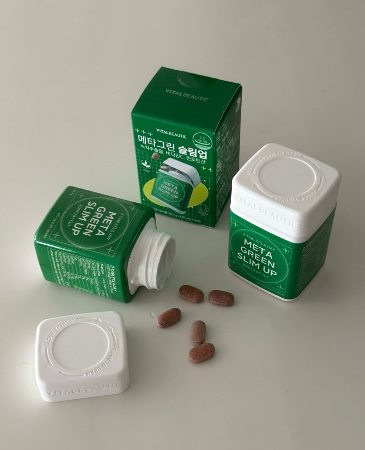 送PC狗小包✨ Vitalbeautie阻斷油脂纖體綠茶片 Meta Green Slim Up Body Fat Control🧚‍♀️| 榮獲Olive Young瘦身類別大獎｜累積銷量突破1600萬盒🔥