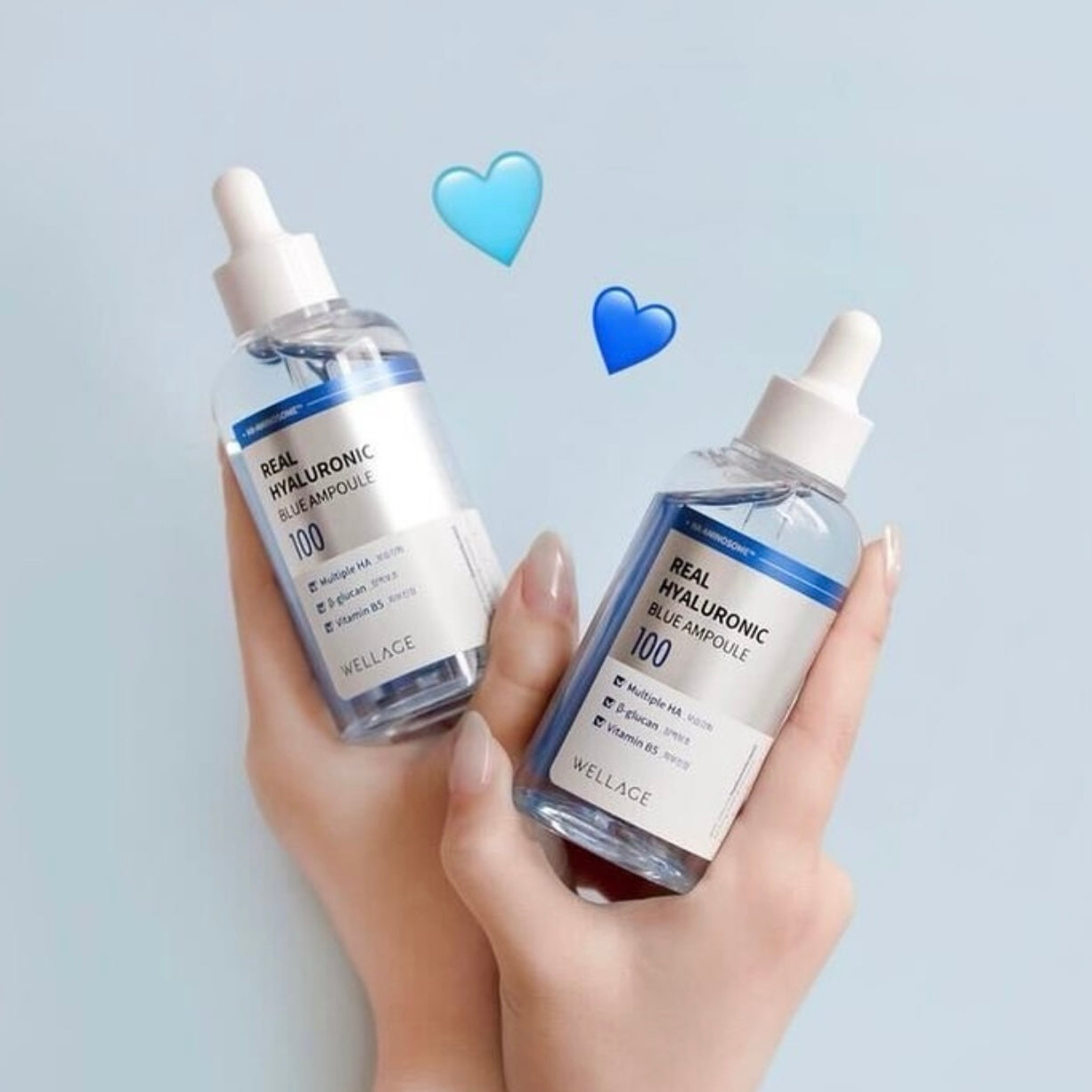 Wellage 100%高濃縮透明質酸保濕精華🫧| Wellage Real Hyaluronic Blue Ampoule💦