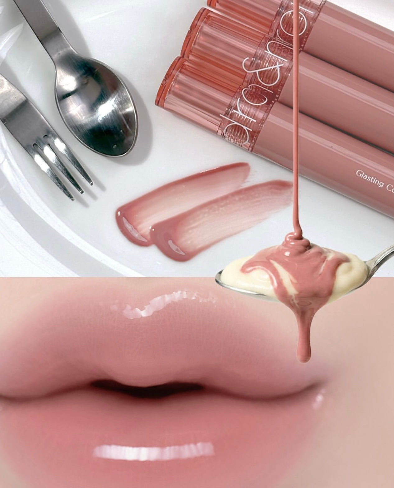 Romand x ILLIT WONHEE天使水膜唇釉✨| Glasting Colour Gloss Cream lude