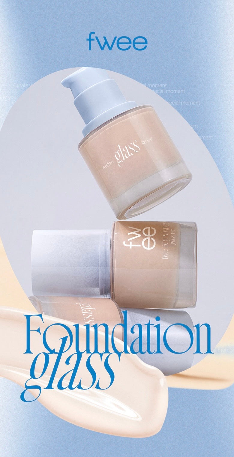 Fwee玻璃光貼膚粉底液Foundation Glass 💎 ✨