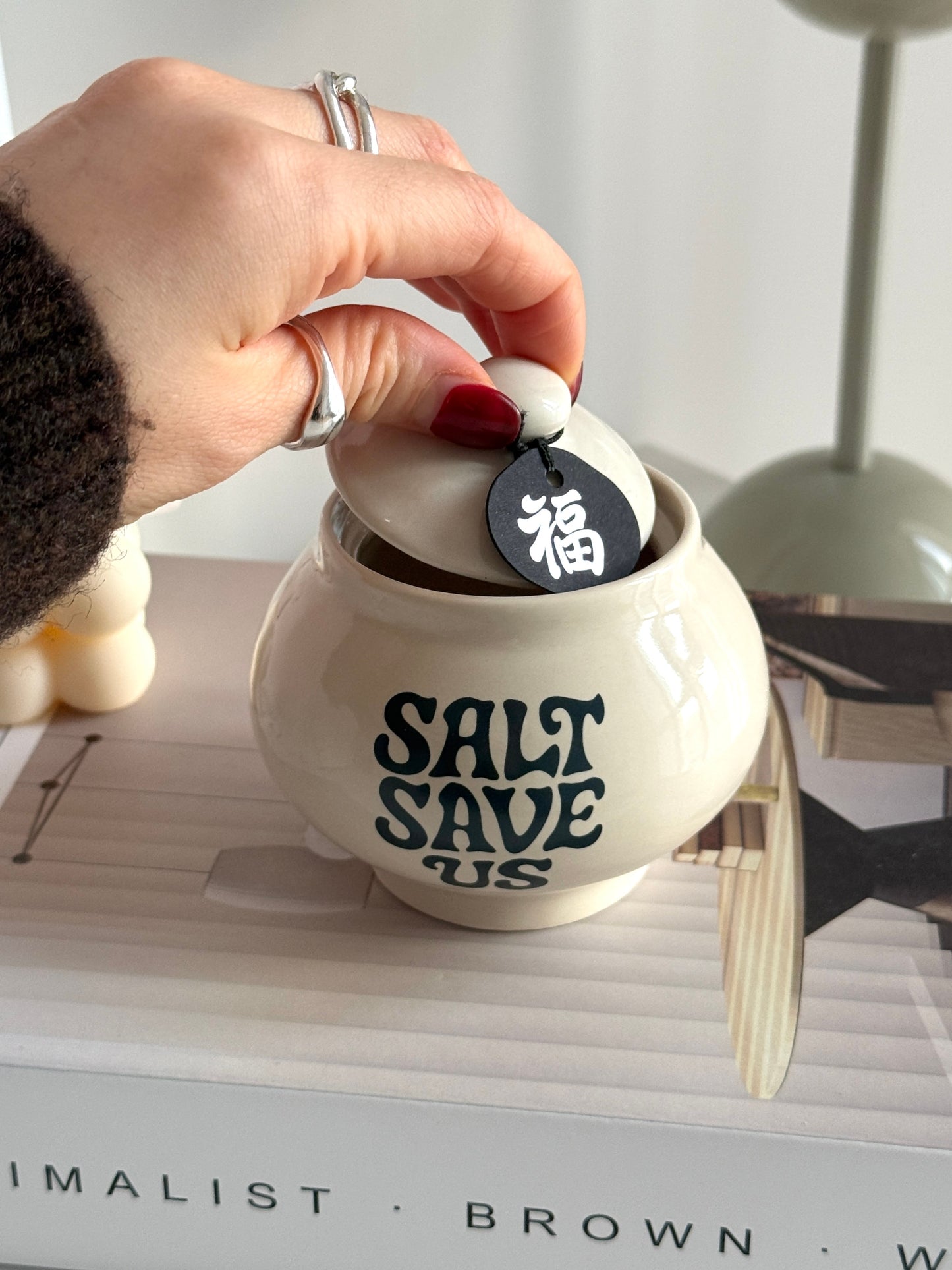 韓國超紅🔥 Tent Seoul 五行開運淨化鹽罐✨SALT SAVE US🧂