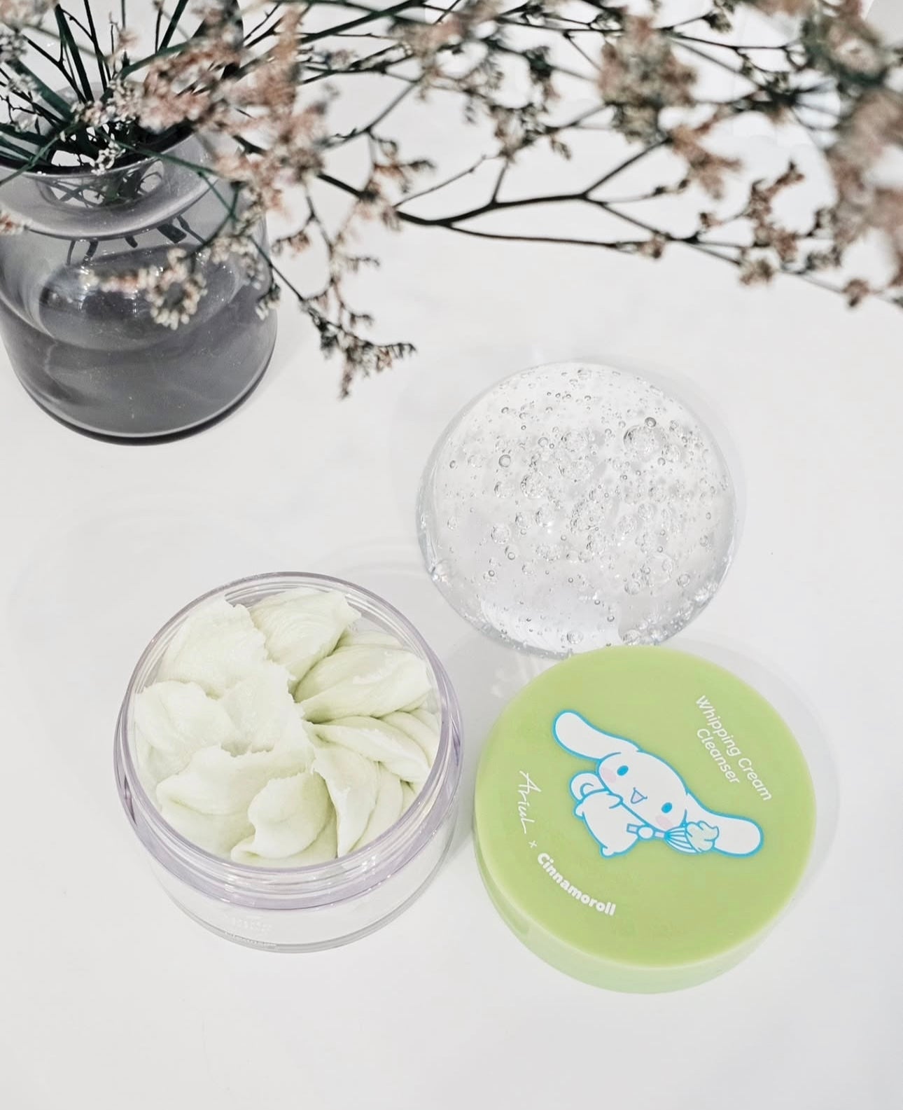 深層清潔 + 卸妝二合一 ⭐️| Ariul X Cinnamoroll蘋果溫和二合一卸妝潔面膏限定版套裝🍏| Ariul X Cinnamoroll Whipping Cream Cleanser