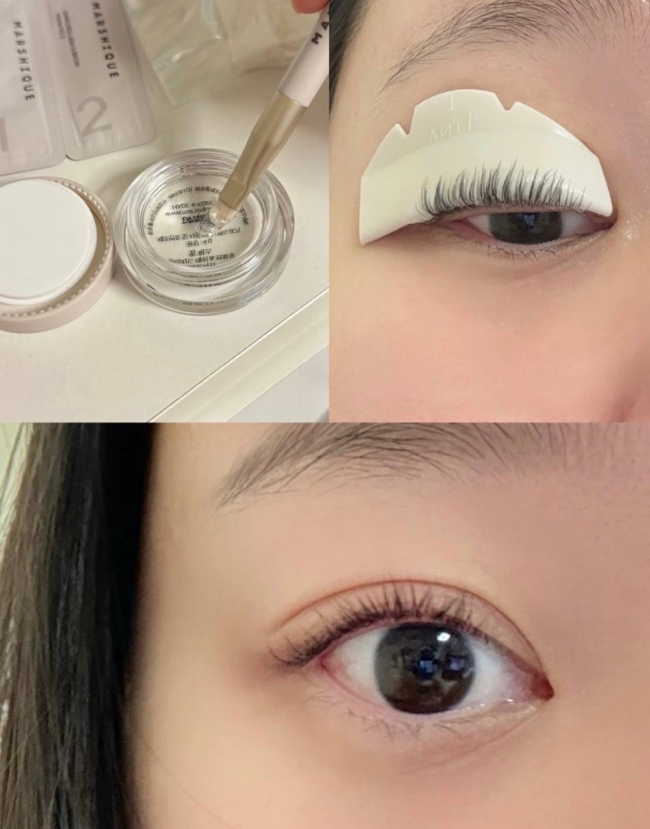 MARSHIQUE 居家自助無膠睫毛角蛋白 DIY套裝✨ 不出門也能輕鬆做出沙龍級的捲翹效果！