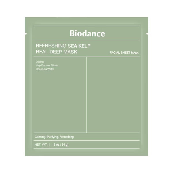 7+1限量套裝+送面膜✨舒緩控油🌿Biodance清爽海藻深層舒緩全效膠原面膜💚| Refreshing Sea Kelp Real Deep Mask