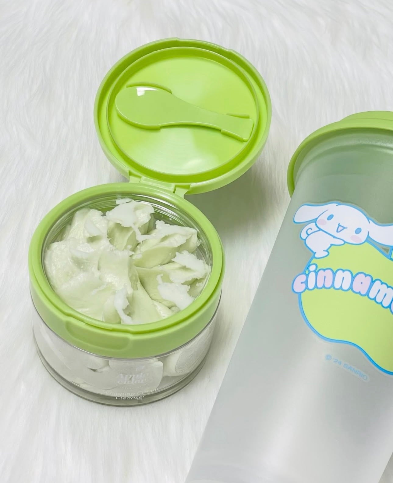 深層清潔 + 卸妝二合一 ⭐️| Ariul X Cinnamoroll蘋果溫和二合一卸妝潔面膏限定版套裝🍏| Ariul X Cinnamoroll Whipping Cream Cleanser