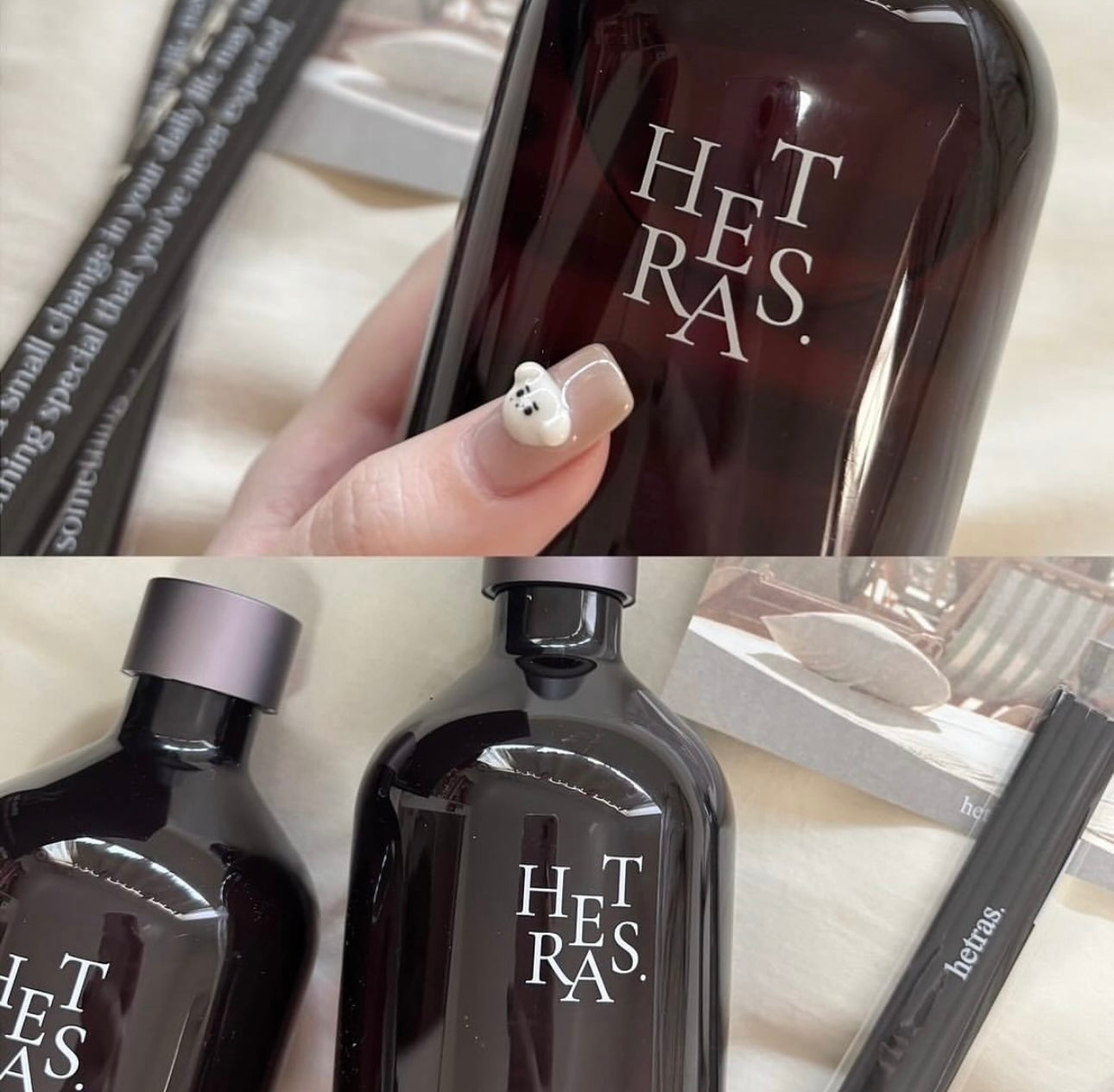 送立體貼紙+多送10ml✨GD同款🌼 Hetras 香氛擴香瓶 | Hetras Find Nature Here Premium Diffuser 超大容量禮盒組兩瓶 = 1020ML ✨