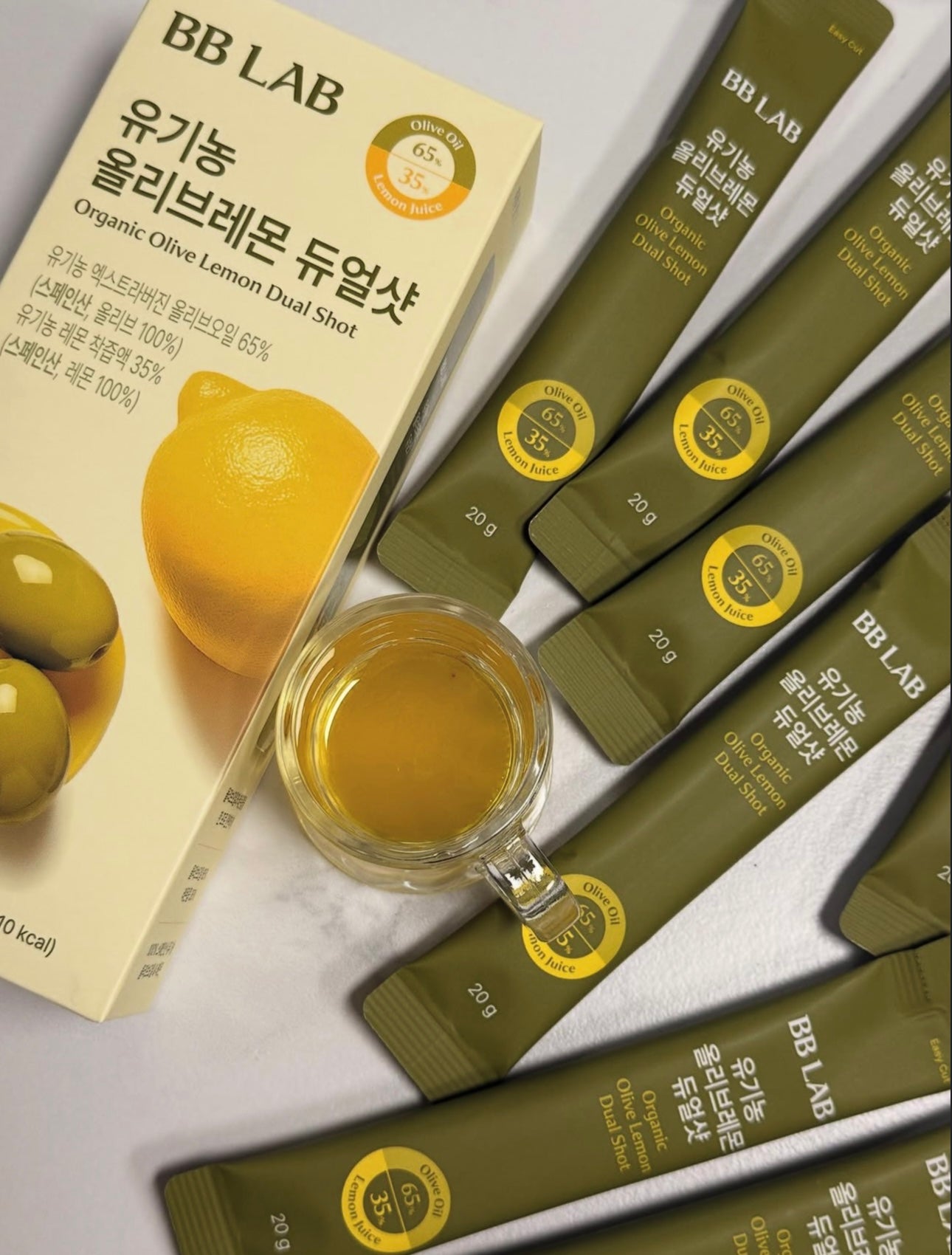 張員瑛同款保健飲品🔥 BB LAB有機檸檬橄欖油雙效飲💛🍋