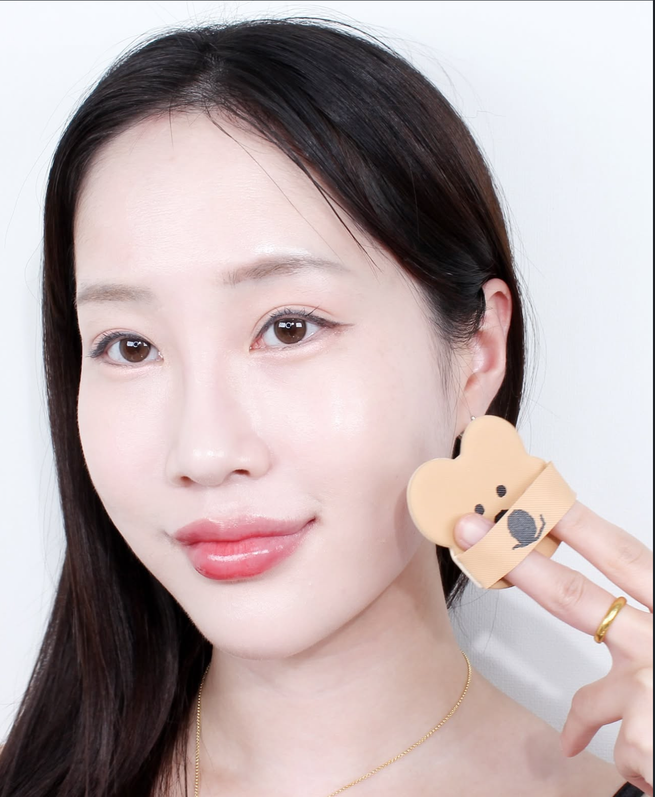 輕盈奶油肌✨THE FACE SHOP攜手韓國人氣插畫品牌Dinotaeng Ink Lasting Cushion 氣墊粉餅💖