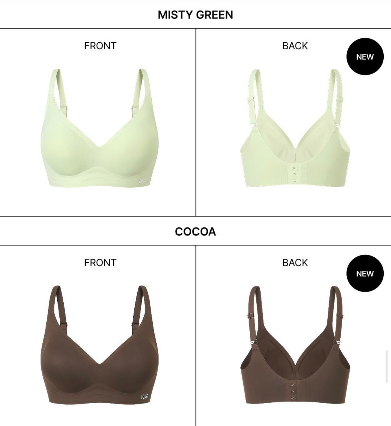 Jennie 同款🔥Verish Cool Fit Bra Volume Fit 輕盈集中無鋼圈內衣| Jennie 包色的無鋼圈內衣