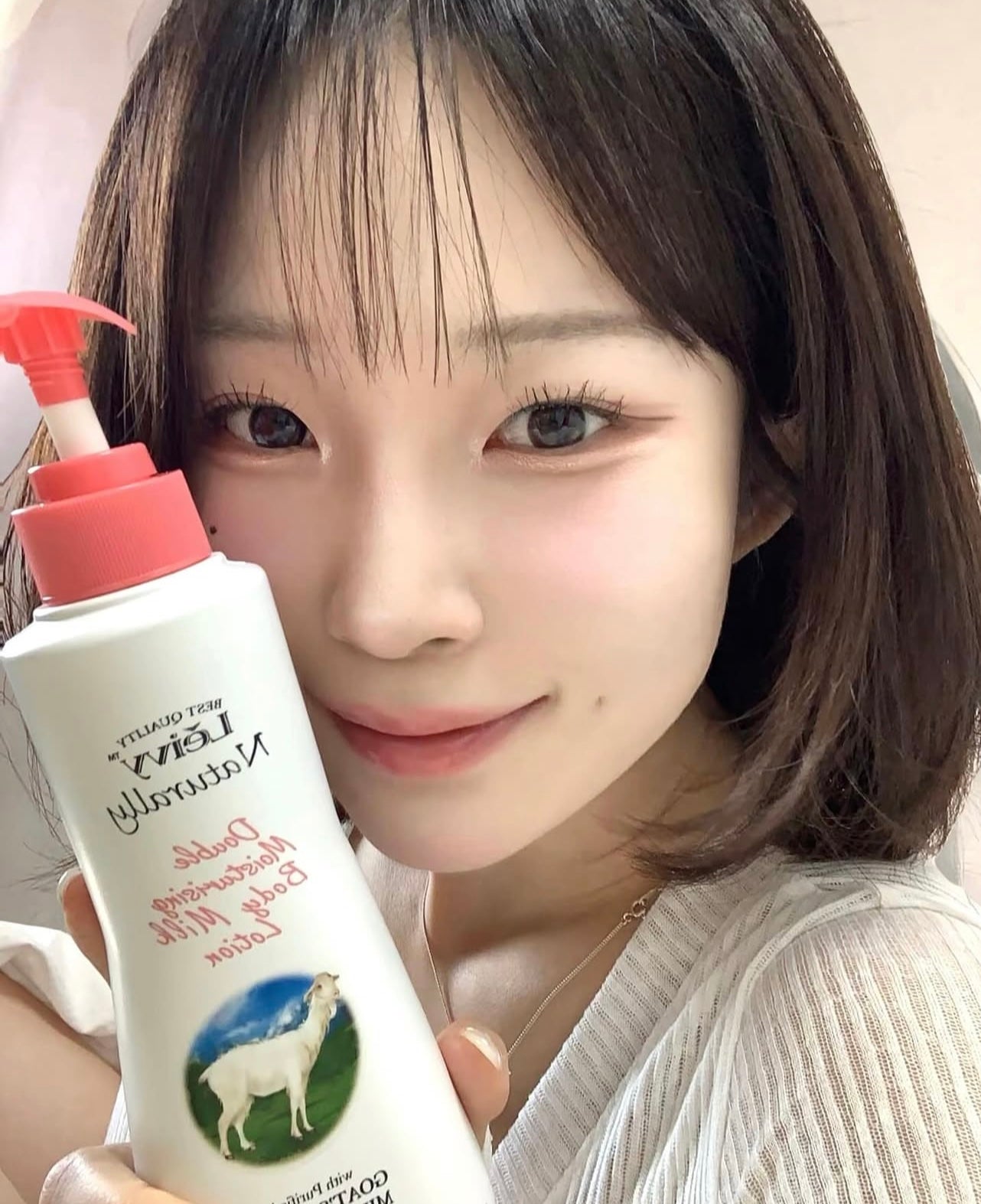 送Ganadi洗面髮帶💫Leivy x Ganadi 山羊奶香氛深層滋養身體乳☁️🐏