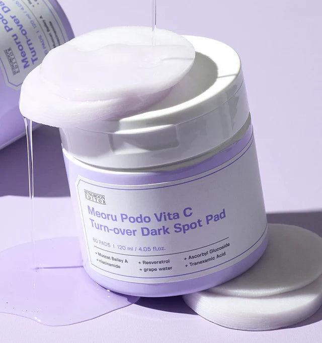Sungboon Editor 山葡萄維他命C亮白棉片🪻 Sungboon Editor Meoru Podo VitaC Turn Over Dark Spot Pad💜