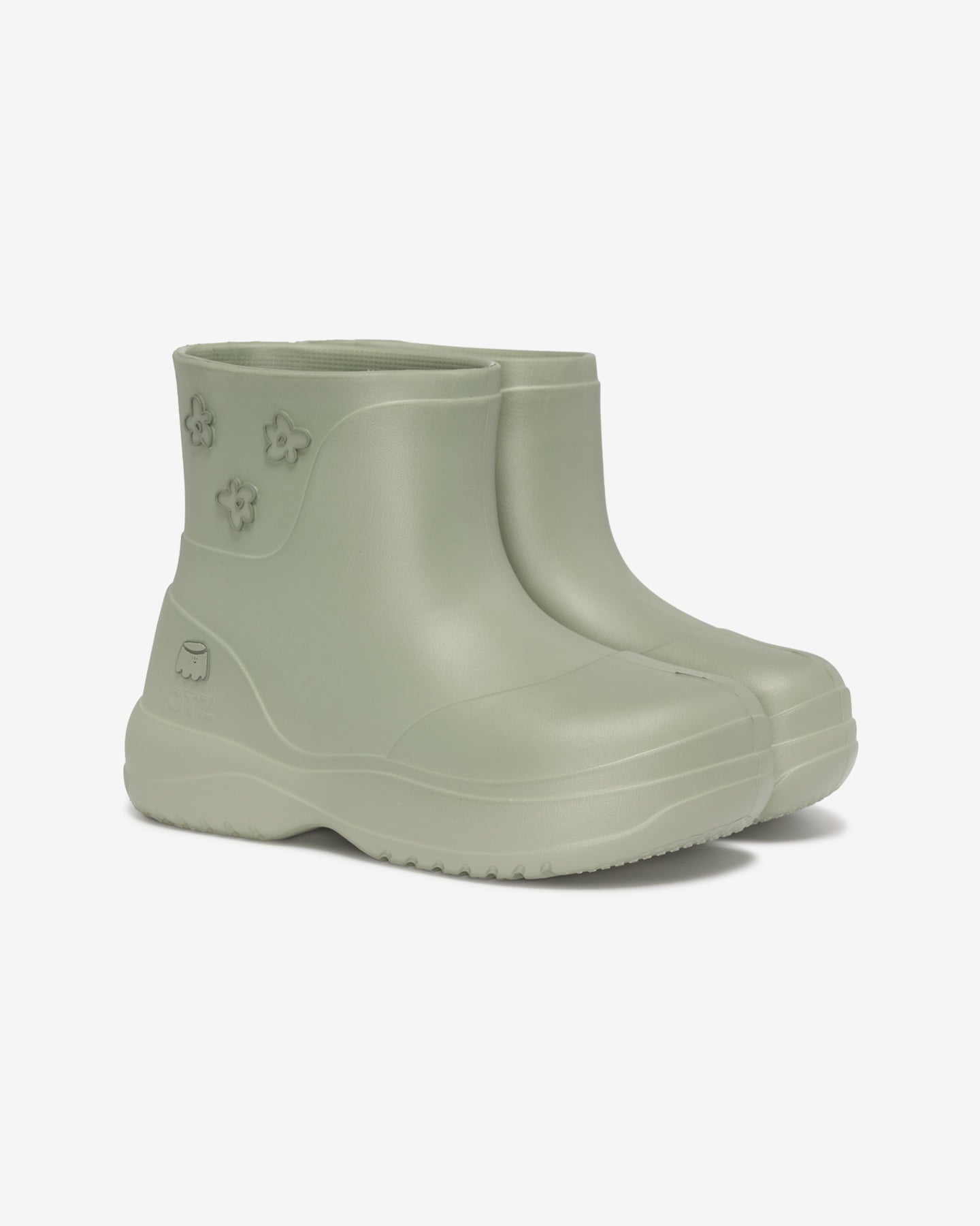 韓國熱賣🔥OTZ 花花雨靴💚 OTZ X UMU Pudding Biddle Platform Rainboots