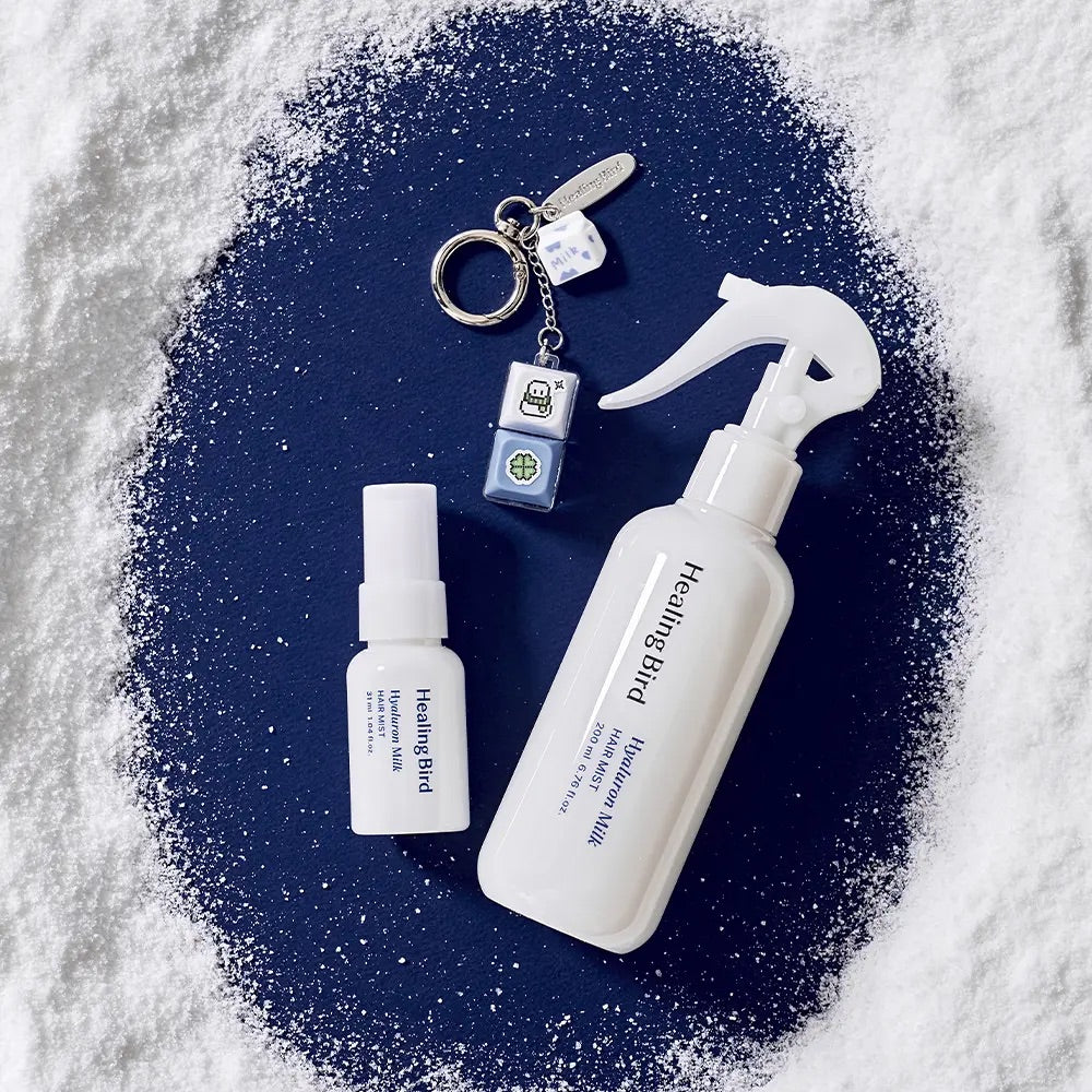 送旅行裝31ml + 掛件 + 貼紙✨節日限定❄️Healing Bird 玻尿酸牛奶護髮噴霧💦 補水修護 即噴即柔順