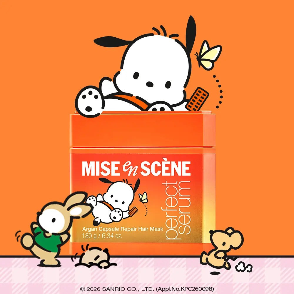 送Pochacco髮捲✨MISE EN SCÈNE完美修護髮膜