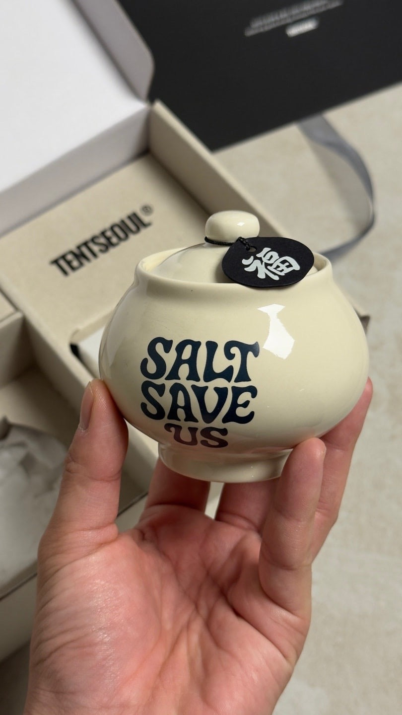 韓國超紅🔥 Tent Seoul 五行開運淨化鹽罐✨SALT SAVE US🧂
