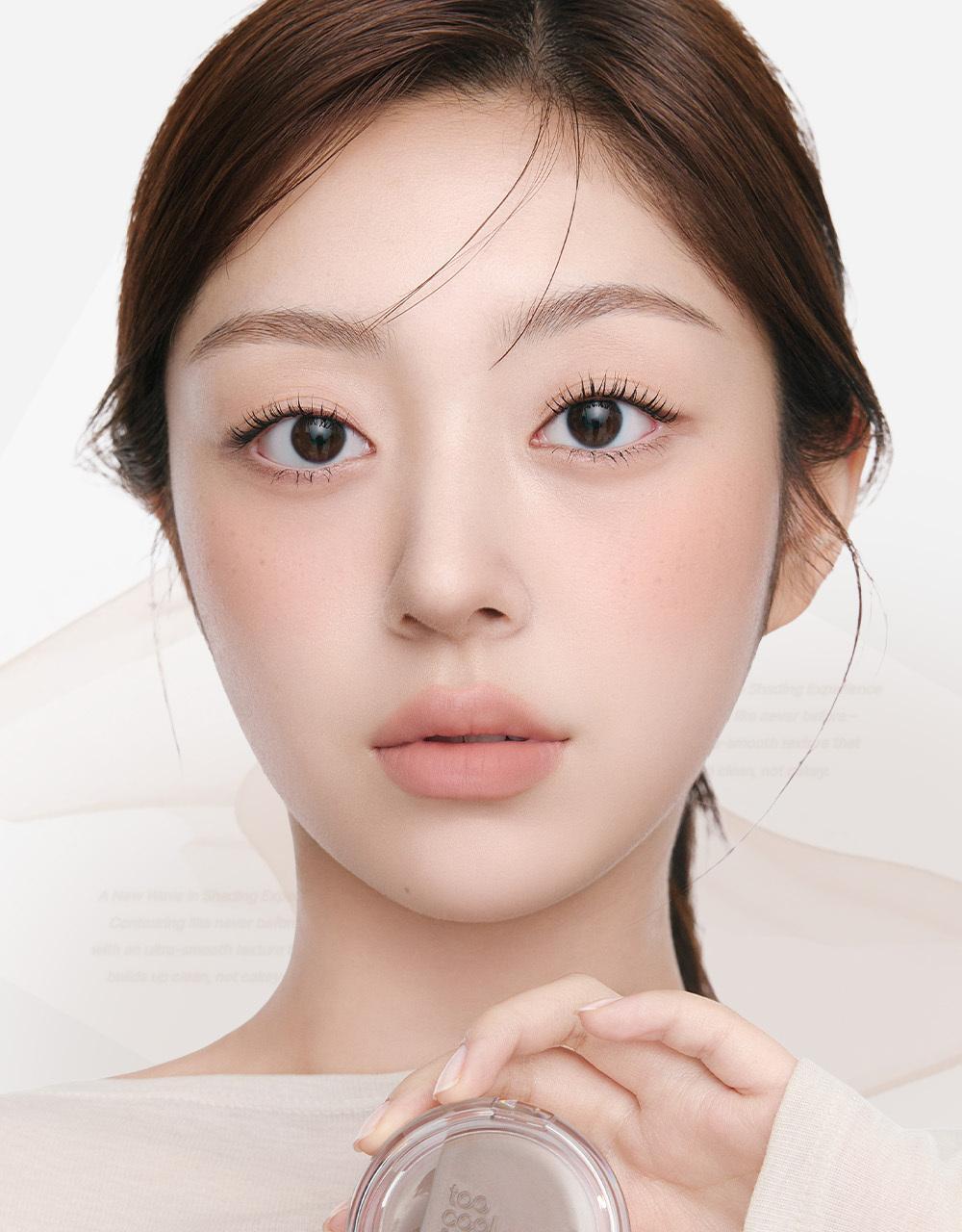 送專用粉撲✨Too Cool For School漸變陰影修容盤🤎