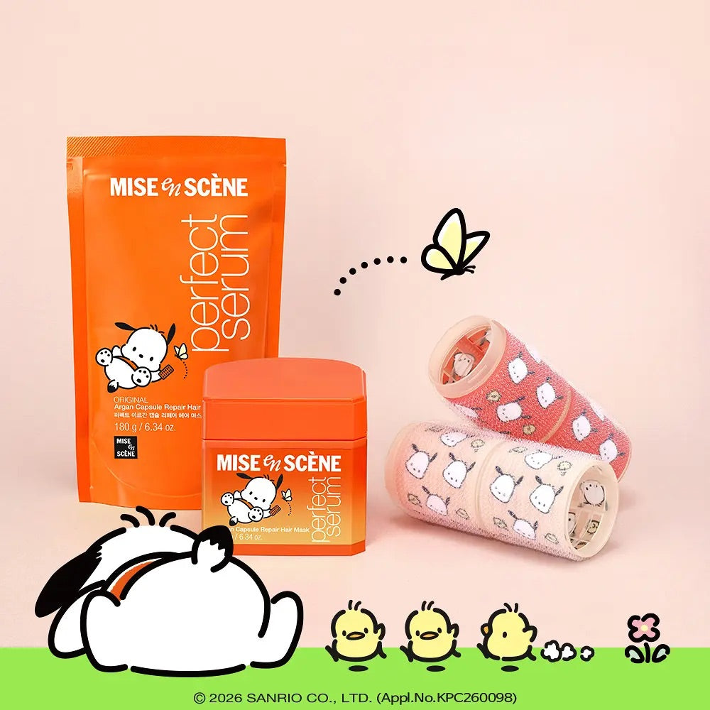 送Pochacco髮捲✨MISE EN SCÈNE完美修護髮膜