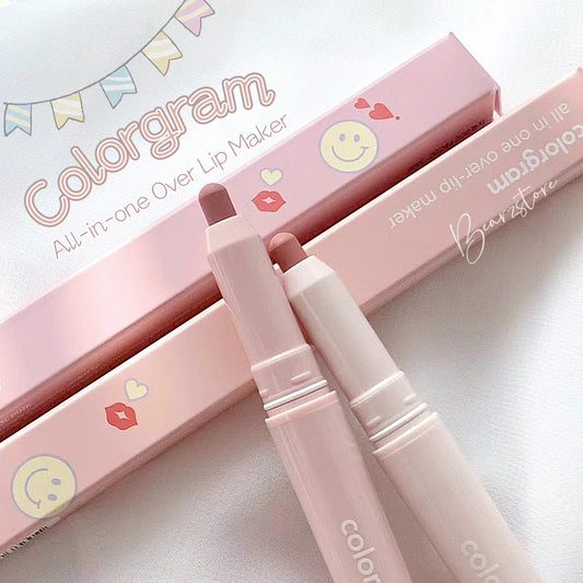 高CP值🌟l Colorgram All-in-one Over Lip Maker 多用途立體雙頭唇線筆🎶