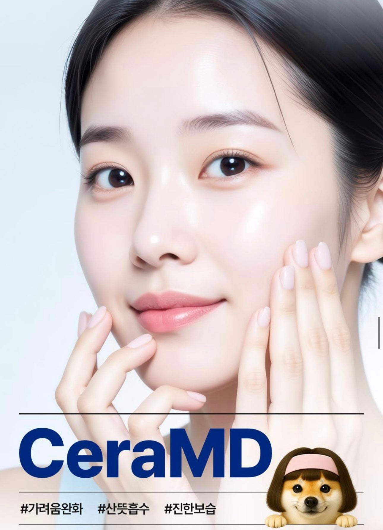 送狗狗隨身鏡匙扣✨狗狗限定聯名🐶Derma:B CeraMD 修復潤膚乳🧴