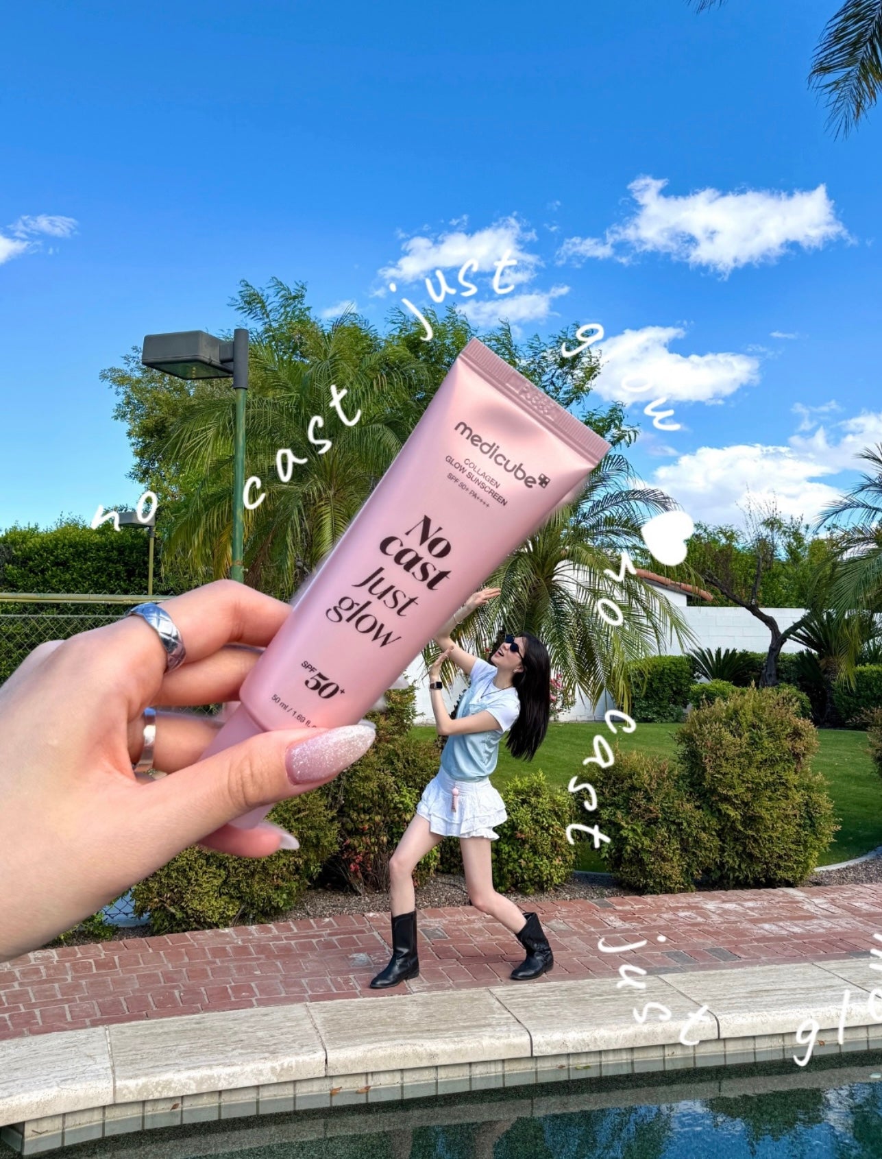 水光爆棚的秘密 ✨MEDICUBE膠原蛋白胜肽美肌光澤防曬乳☀️🎀No Cast Just Glow Collagen Glow Sunscreen