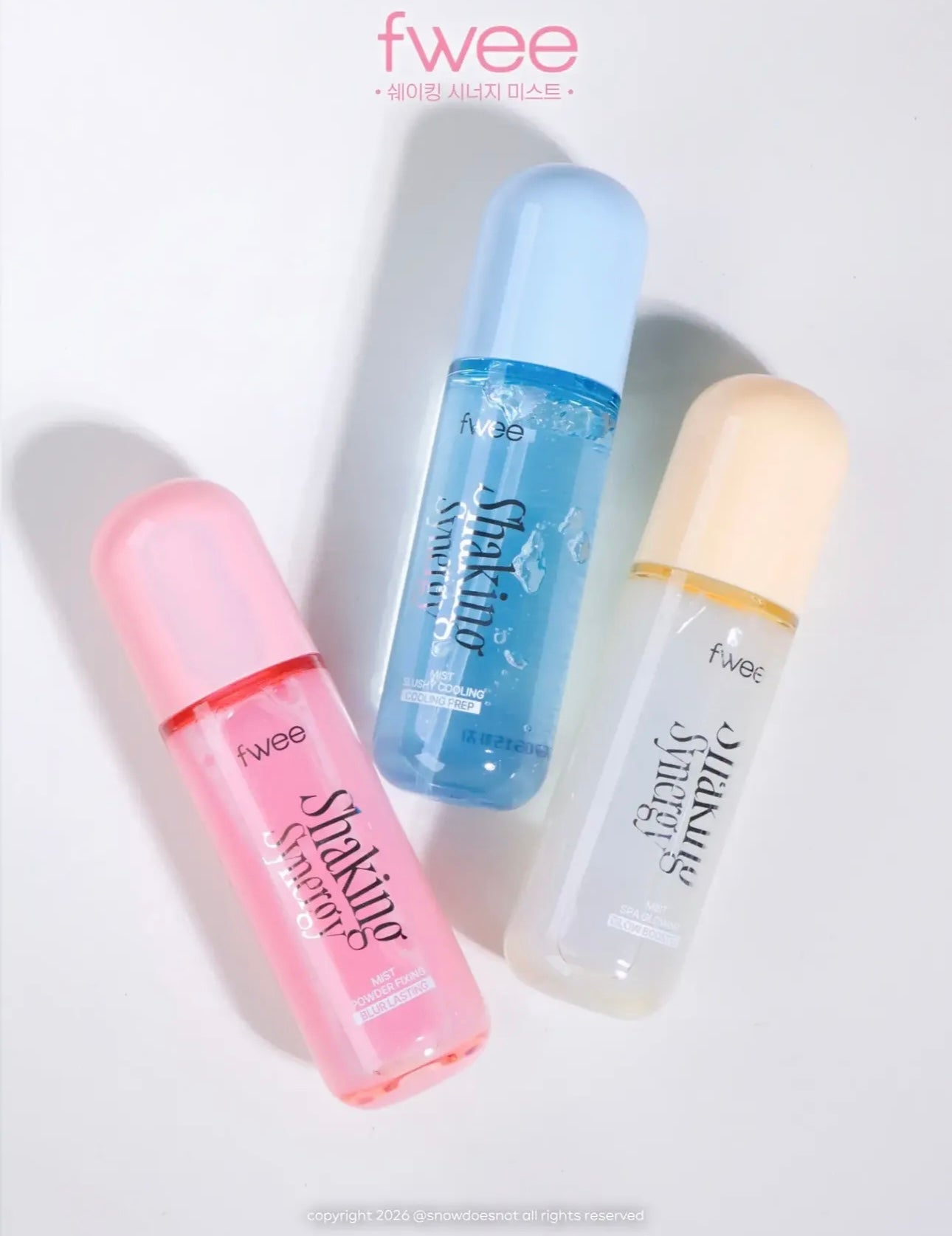 Fwee 搖搖雙效爆水噴霧三款大集合✨Fwee Shaking Synergy Mist💧