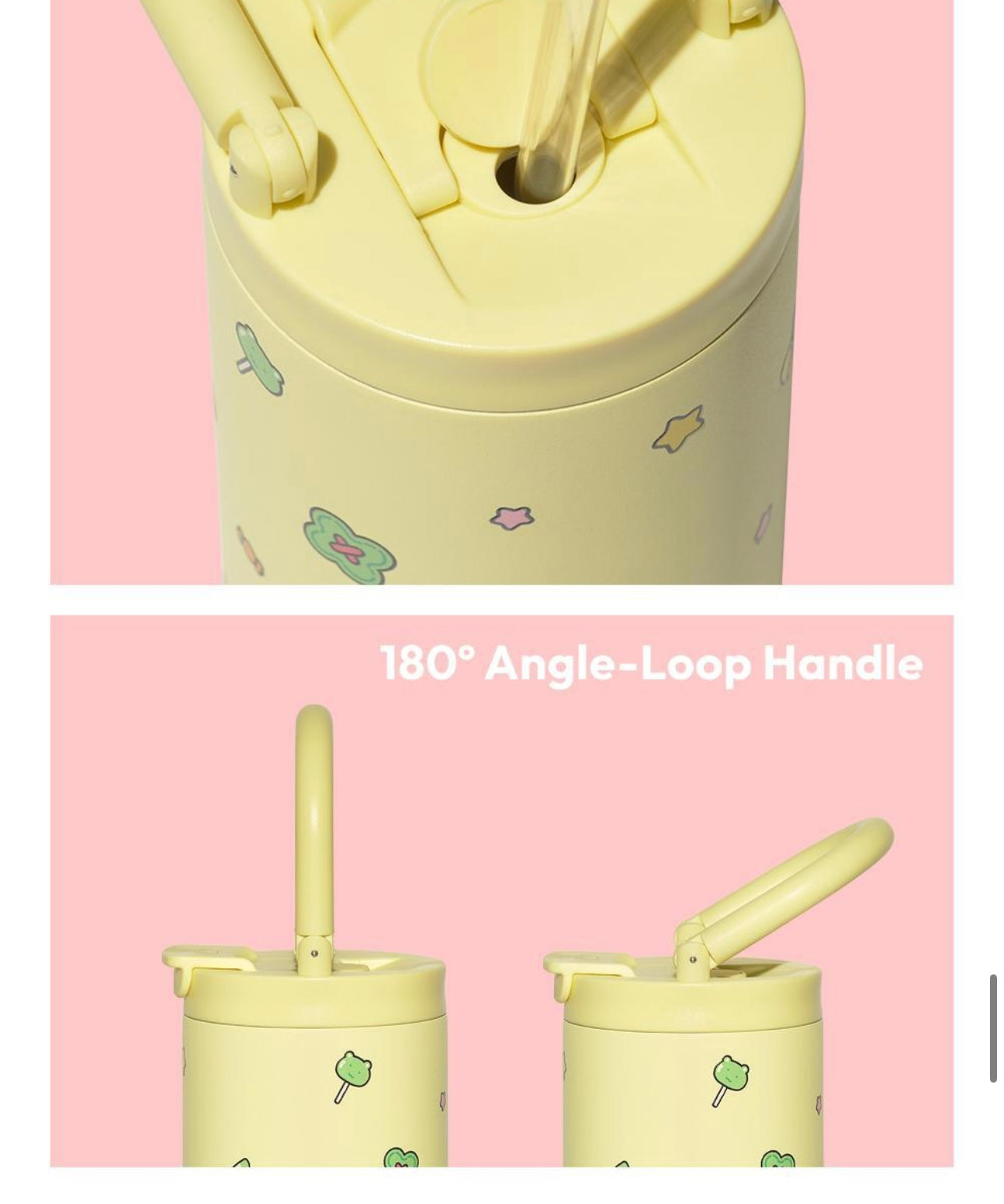 韓國人氣角色土豆熊 × OLIVE YOUNG 冷熱保溫杯LEGODT Loop Tumbler✨