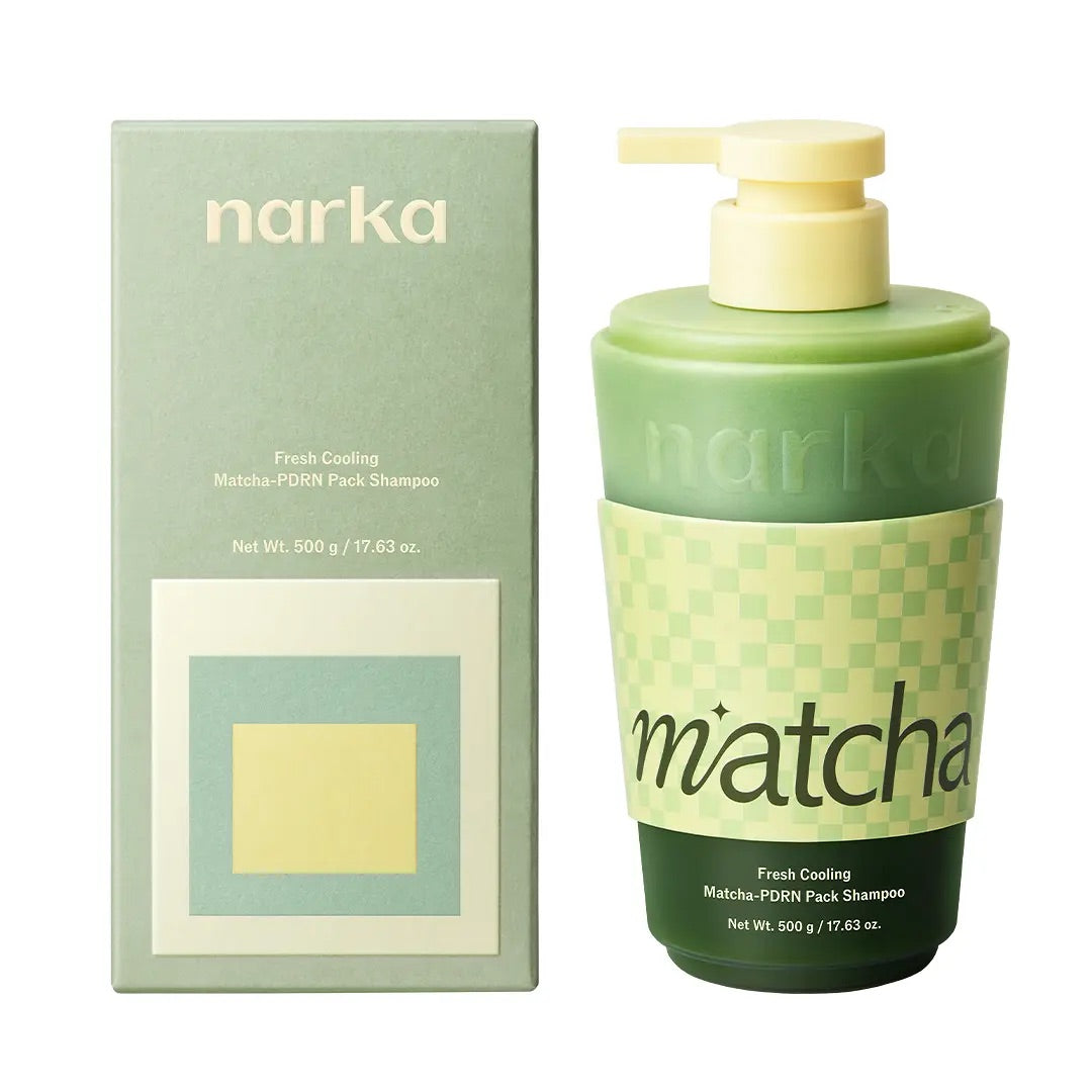 🍃 【頭皮專用冷氣機】Narka 抹茶PDRN 超強效冰鎮控油頭皮泥膜洗髮露💚 Fresh Cooling Matcha-PDRN Pack Shampoo