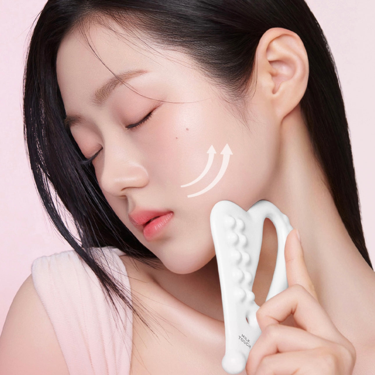 2分鐘瘦面 ✨| Milk Touch slim Face Ceramic Gua Sha手工陶瓷瘦面排毒刮痧神器 +身體刮痧板🤍