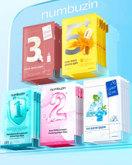 共5款💫Numbuzin數字面膜系列⭐️