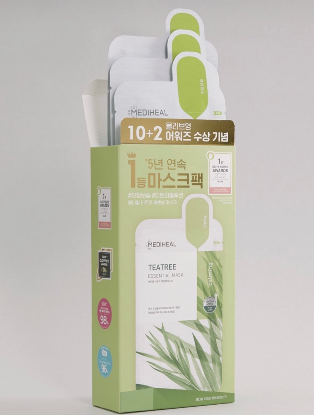 限時增量12片裝✨Mediheal茶樹王牌精華面膜 Mediheal Teatree Mask 套裝🌿