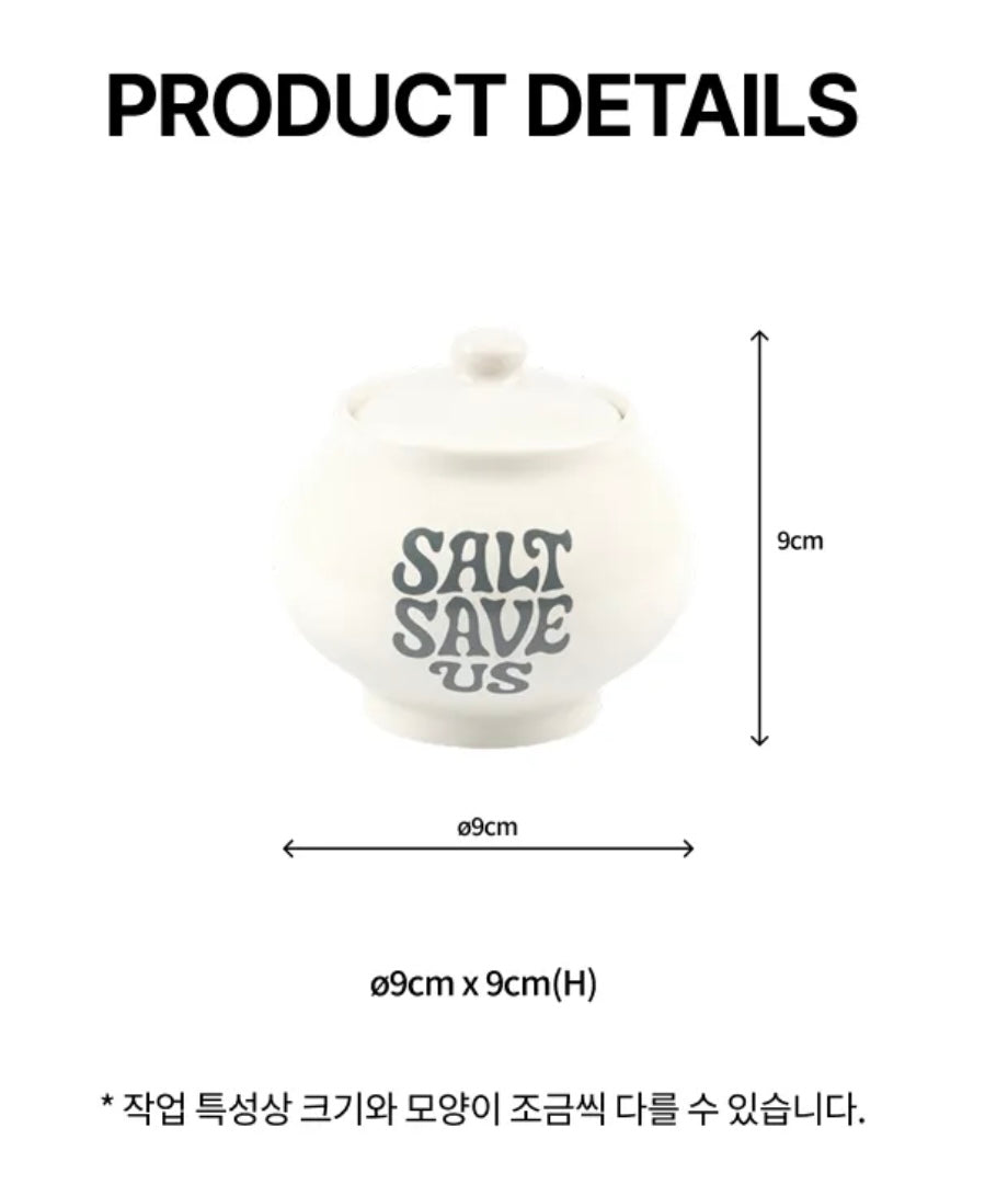 韓國超紅🔥 Tent Seoul 五行開運淨化鹽罐✨SALT SAVE US🧂