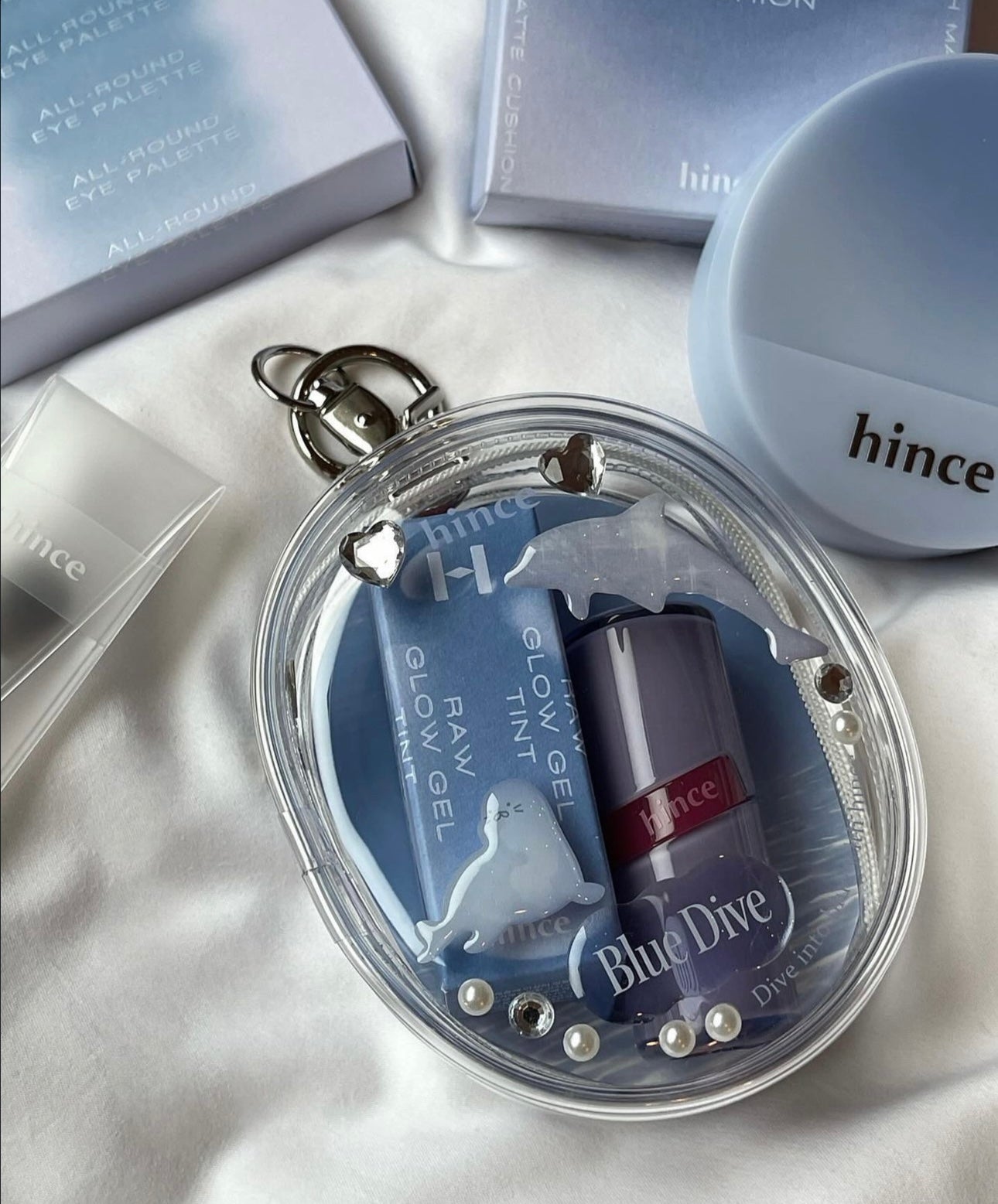 海洋限量版💙Hince Blue Dive Second Skin Mesh Matte Cushion純素清透素顏感氣墊☁️| 防過敏認證🌟