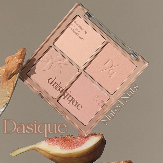 Dasique Blending Mood Cheek 10 Muted Nuts  4色消腫霧面胭脂盤🌰