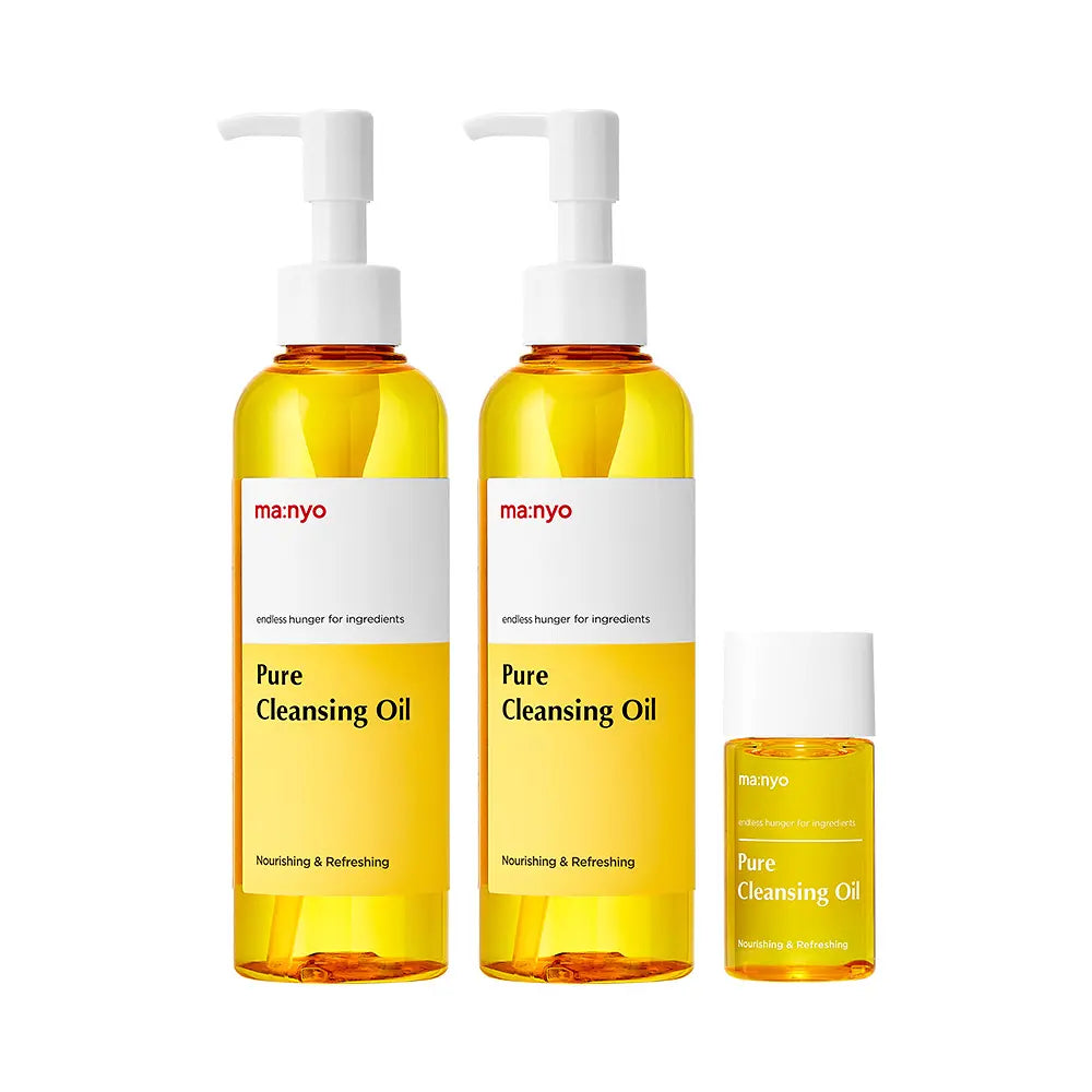 一秒乳化不悶痘⭐️| Manyo Factory Pure Cleansing Oil 魔女工廠純淨深層卸妝油✨| GlowPick Awards 卸妝油類年度第一名🏆