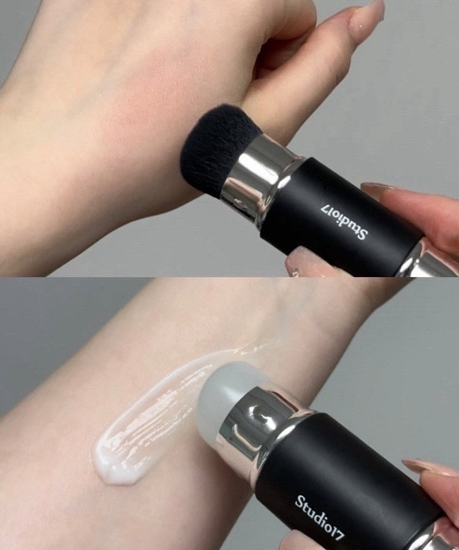 送腮紅膏✨太妍推薦款⭐️一刷多用✨STUDIO17 專業級雙頭化妝刷💖| DUAL SILICONE BLUSH BRUSH