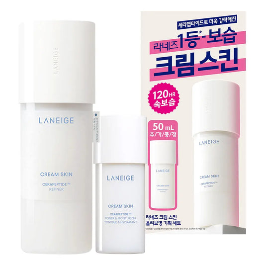 送50ml✨LANEIGE 招牌產品牛奶水🥛 |LANEIGE 牛奶水嫩保濕柔滑細膚水| LANEIGE Cream Skin Cerapeptide Refiner✨