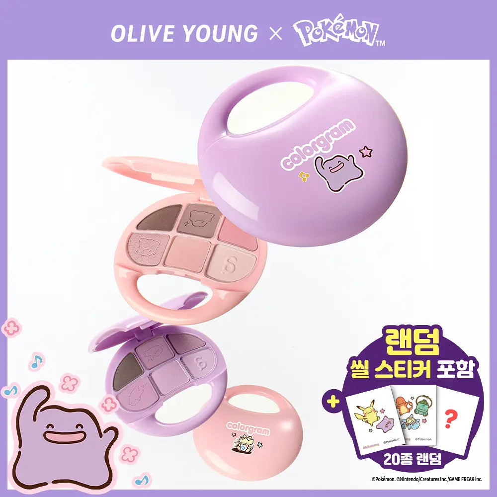 🎀 韓系小仙女必收！Colorgram x Pokemon聯名口袋眼影盤🎀