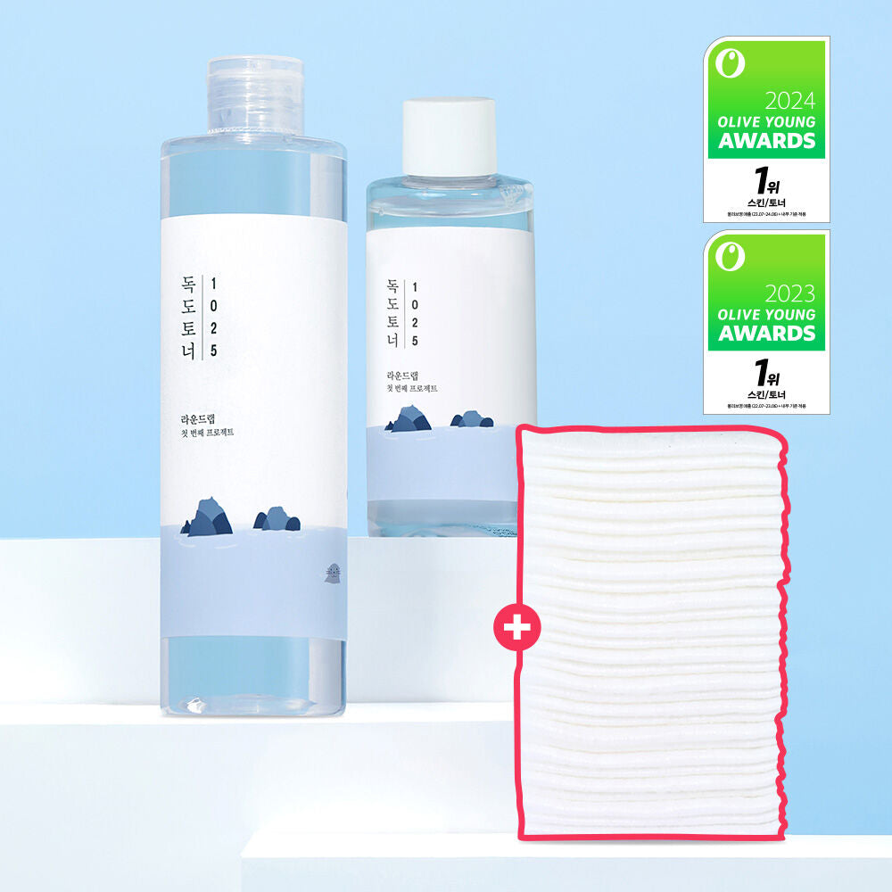 送濕敷棉片✨韓國國民品牌Oni 都愛用💖| Round Lab 1025 Dokdo Toner強效深層保濕爽膚水🩵