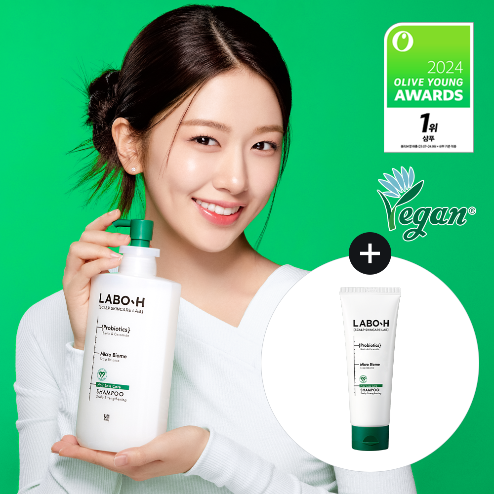送50ml✨LABO-H HAIR LOSS RELIEF SHAMPOO專利益生菌防脫洗髮水🪄