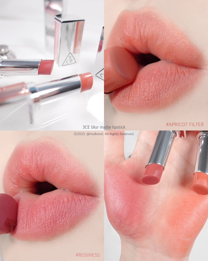 一年四季都用到| 3CE Blur Matte Lipstick鏡面霧面唇膏💄